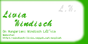 livia windisch business card